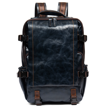 李記 | 原創手工真皮 | ド層牛革シ多機能で差旅後背包ms438號