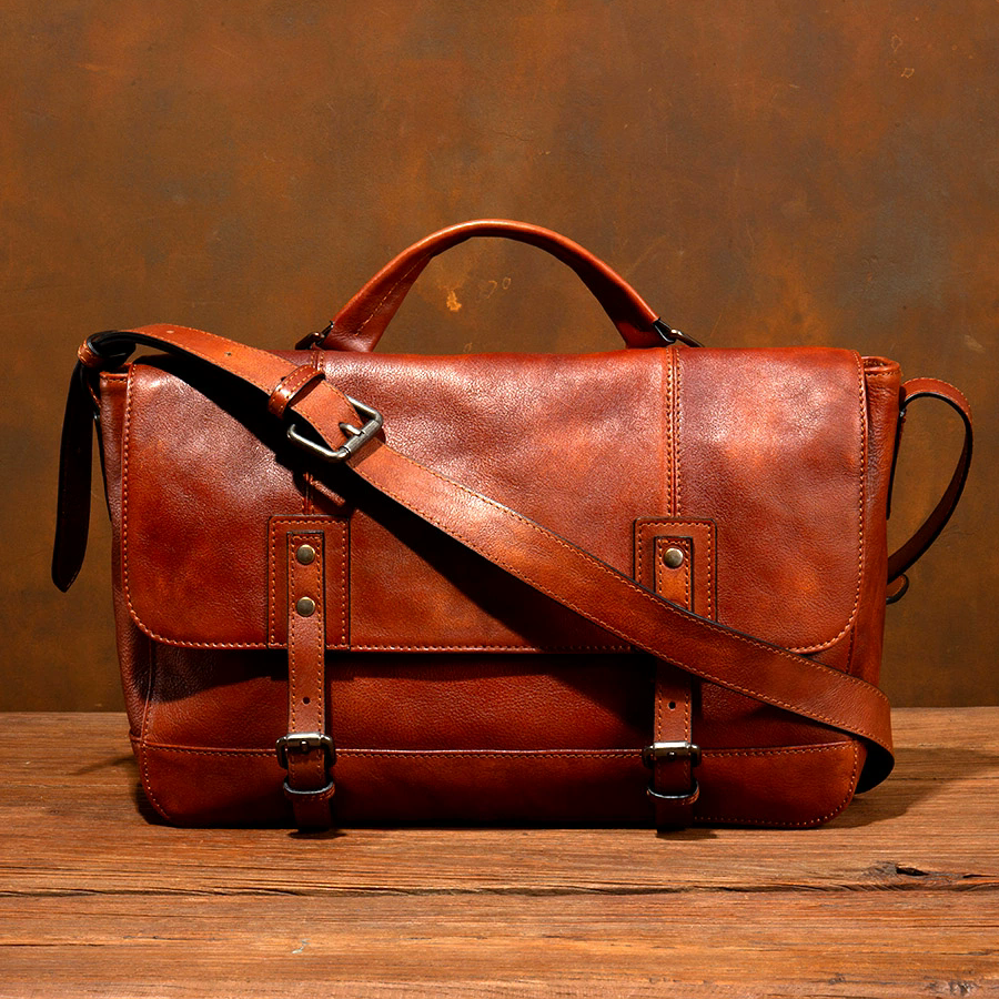 李記 | 原創手工真皮 | 適應各種身形與穿搭風格の郵差包ms473號