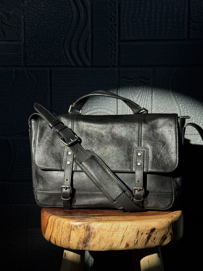 李記 | 原創手工真皮 | 適應各種身形與穿搭風格の郵差包ms473號