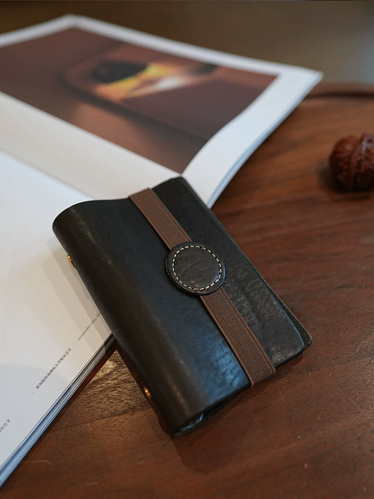 李記 | 原創手工真皮 | 活頁夾手帳で真皮便攜旅行記事本ms7656號