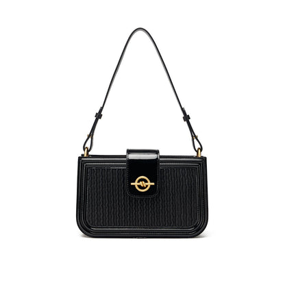 李記 | 原創手工真皮 | 簡約純色の線條で手提包mw0807號