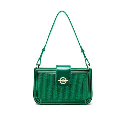 李記 | 原創手工真皮 | 簡約純色の線條で手提包mw0807號