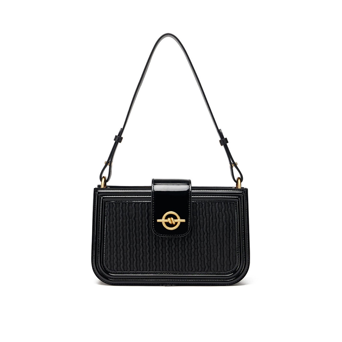 李記 | 原創手工真皮 | 簡約純色の線條で手提包mw0807號