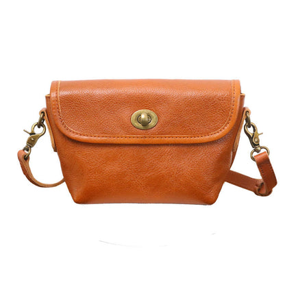 Li Ji | Original handmade leather | Retro forest style ~ Hong Kong style soft leather saddle bag No. 1122 