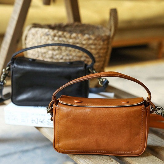 李記 | 原創手工真皮 | 日系ら人気い復古盒子包NT8212號