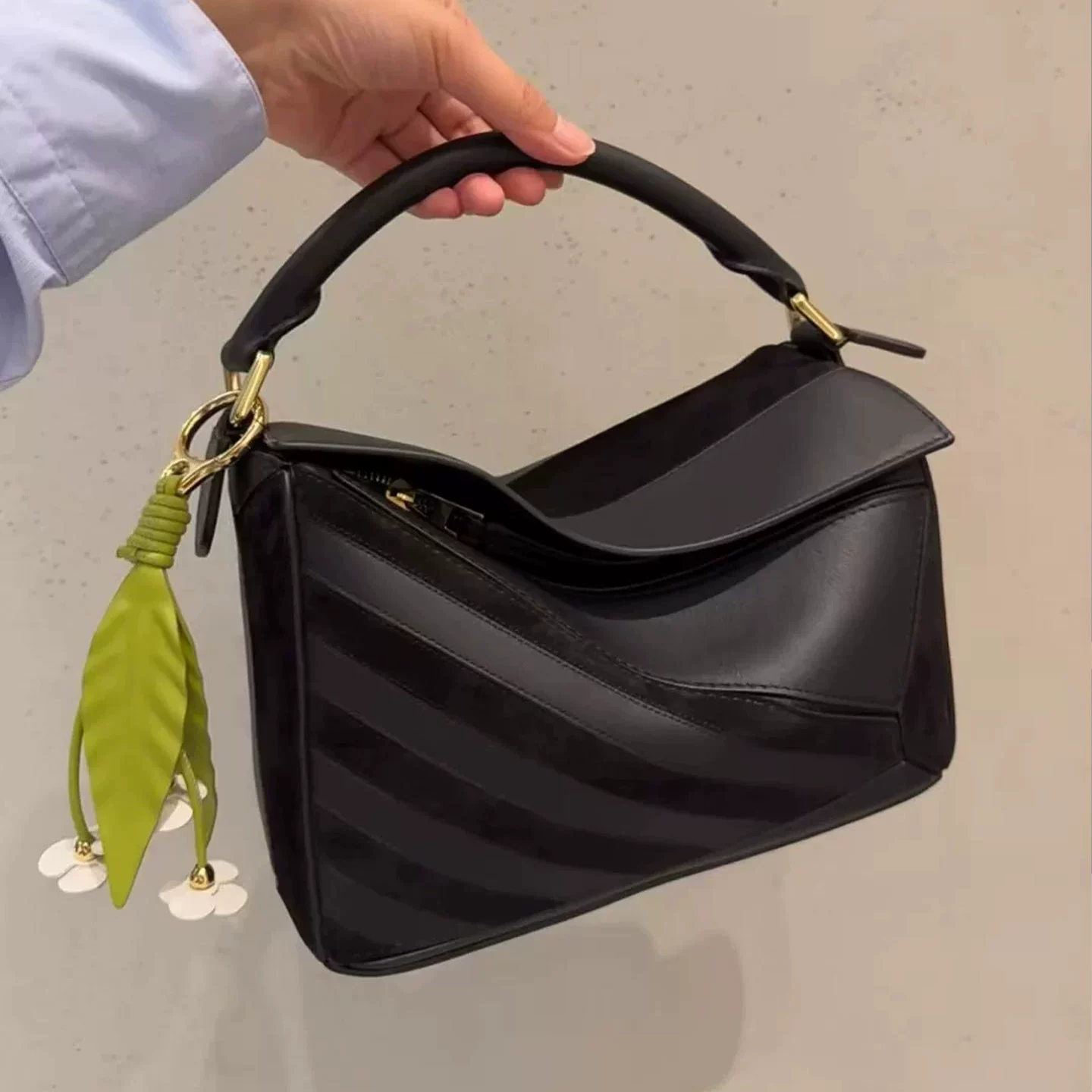 李記 | 原創手工真皮 | 怎麼背都好看の几何包p488號