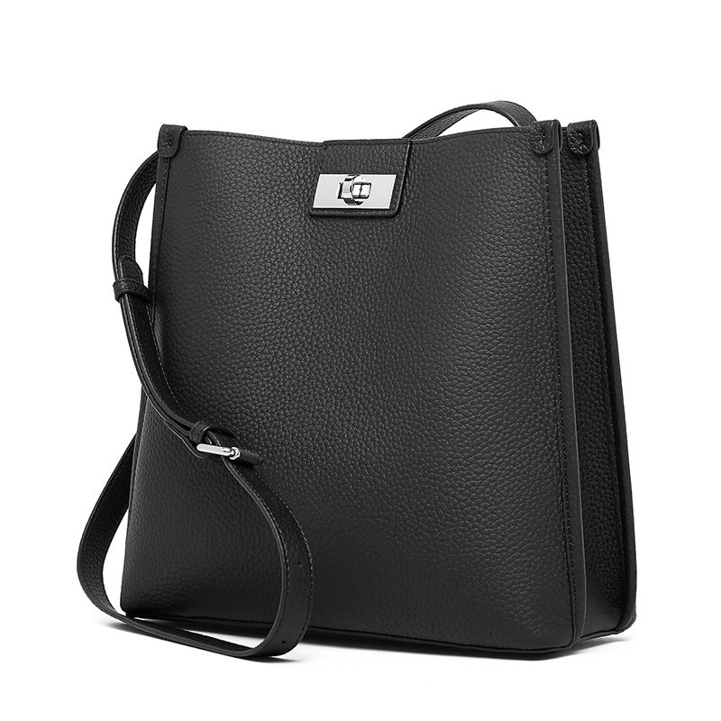 李記 | 原創手工真皮 | 塑型を発揮し頭層牛皮の手提包ql2825號