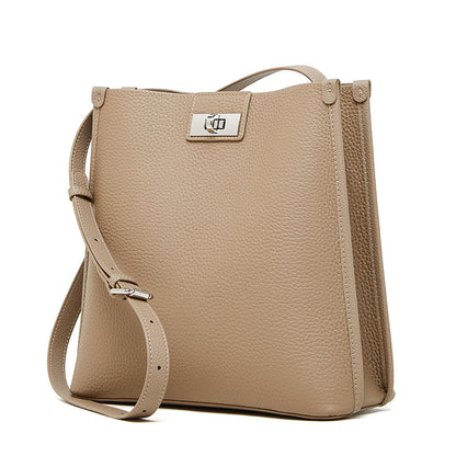 李記 | 原創手工真皮 | 塑型を発揮し頭層牛皮の手提包ql2825號