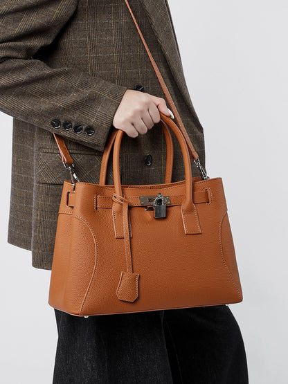 李記 | 原創手工真皮 | 皮料に良い高級鉑金の手提包ql2859號