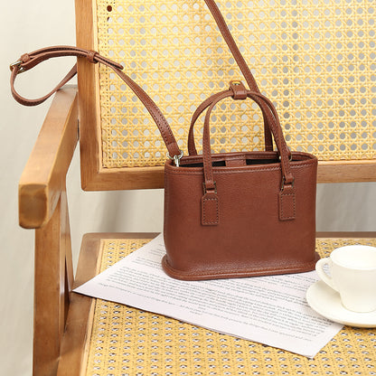 李記 | 原創手工真皮 | 簡約の迷你手拎水桶包s32號