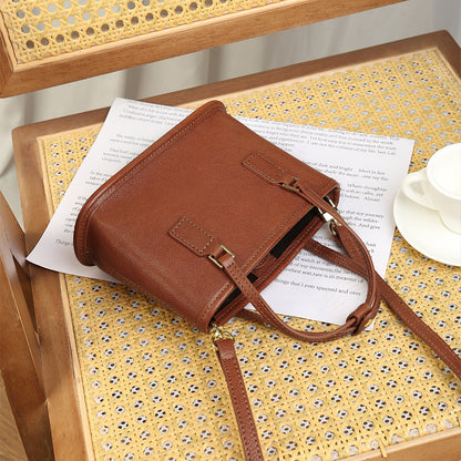 李記 | 原創手工真皮 | 簡約の迷你手拎水桶包s32號