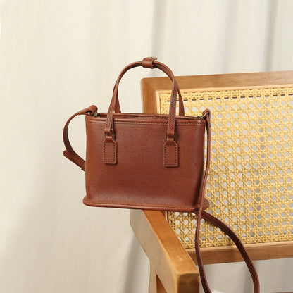 李記 | 原創手工真皮 | 簡約の迷你手拎水桶包s32號