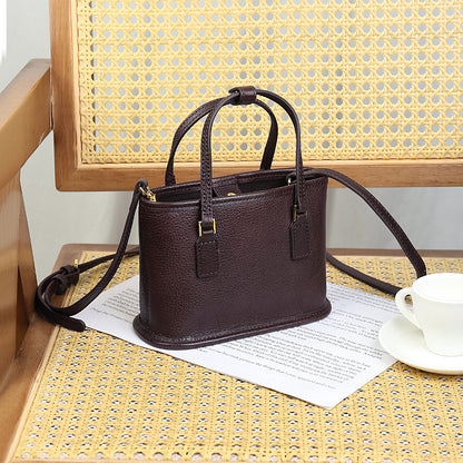 李記 | 原創手工真皮 | 簡約の迷你手拎水桶包s32號