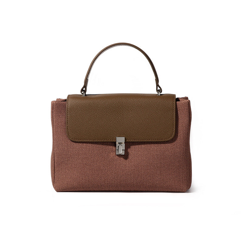 Li Ji | Original handmade leather | Simple handbag with high-end feel and temperament No. S9115 