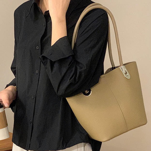 李記 | 原創手工真皮 | 純粋で頭層牛皮え菜籃包sm9266號