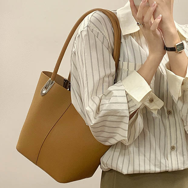 李記 | 原創手工真皮 | 純粋で頭層牛皮え菜籃包sm9266號