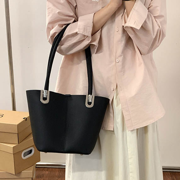 李記 | 原創手工真皮 | 純粋で頭層牛皮え菜籃包sm9266號