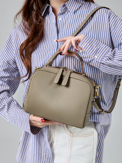 李記 | 原創手工真皮 | 厳選い柔らか質感の手提包t6833號