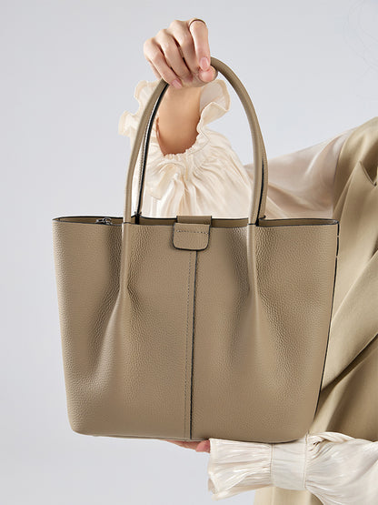 李記 | 原創手工真皮 | 鬆弛自在の托特包tns367號