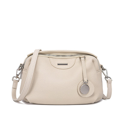 李記 | 原創手工真皮 | 小眾設計で通勤波士頓手提包tns6027號