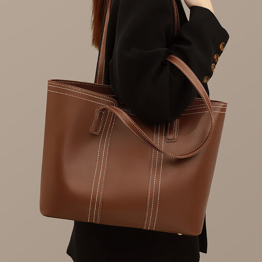 李記 | 原創手工真皮 | 色が濃く質感が托特包v4759號