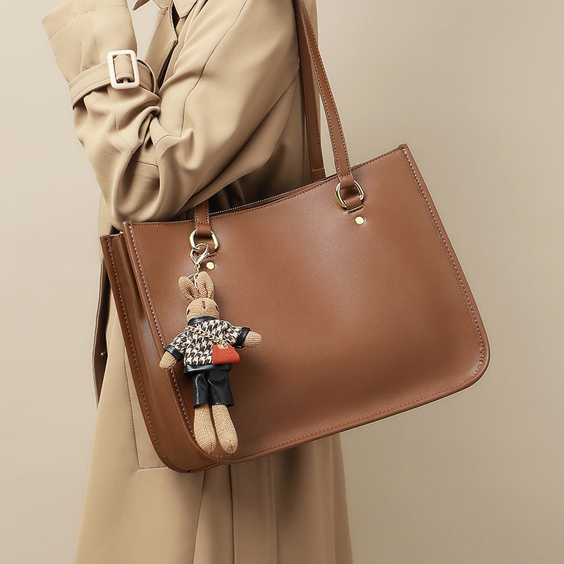 Li Ji |. กระเป๋าหนังแท้แฮนด์เมด |. 壳选えsoftらtouchり tote bag v5890 