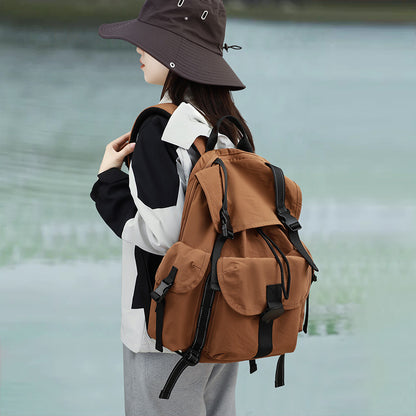 Li Ji | Original handmade leather | Waterproof and lightweight mountaineering backpack No. v91115 