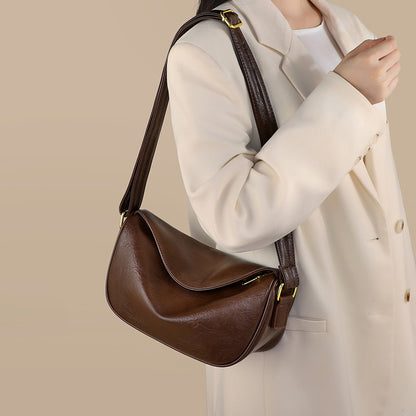 李記 | 原創手工真皮 | 流行氣質款で餃子型の小包包V91770號