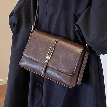 李記 | 原創手工真皮 | 輕奢い歐美復古ひ斜唄包v92379號