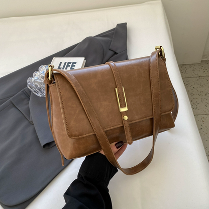 李記 | 原創手工真皮 | 輕奢い歐美復古ひ斜唄包v92379號