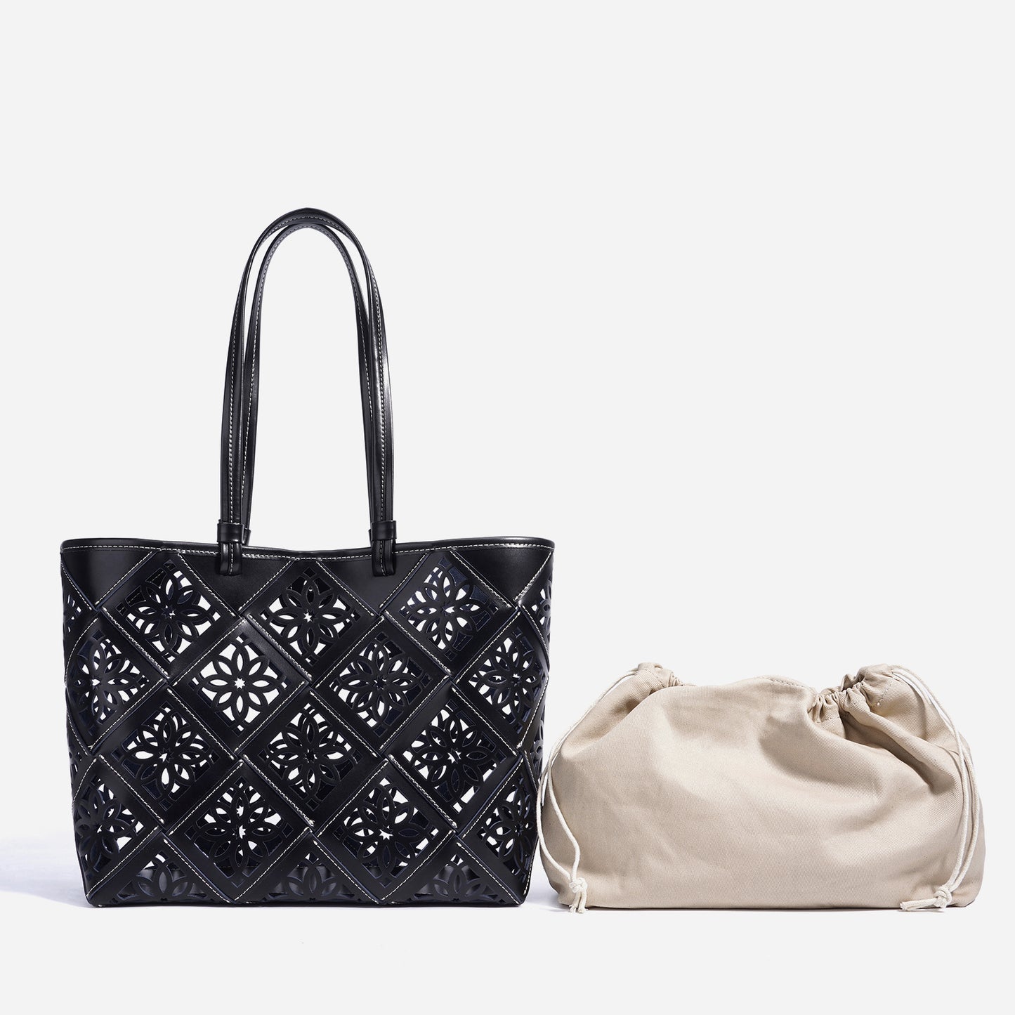 李記 | 原創手工真皮 | 鏤空の菜籃子包w2847號