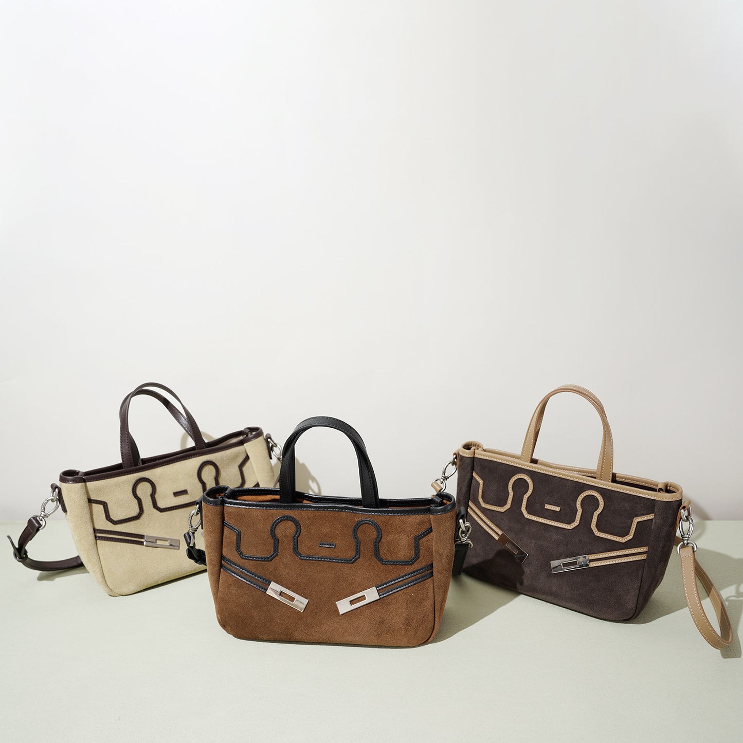 李記 | 原創手工真皮 | 磨砂牛皮大容量設計の手提包w9575號