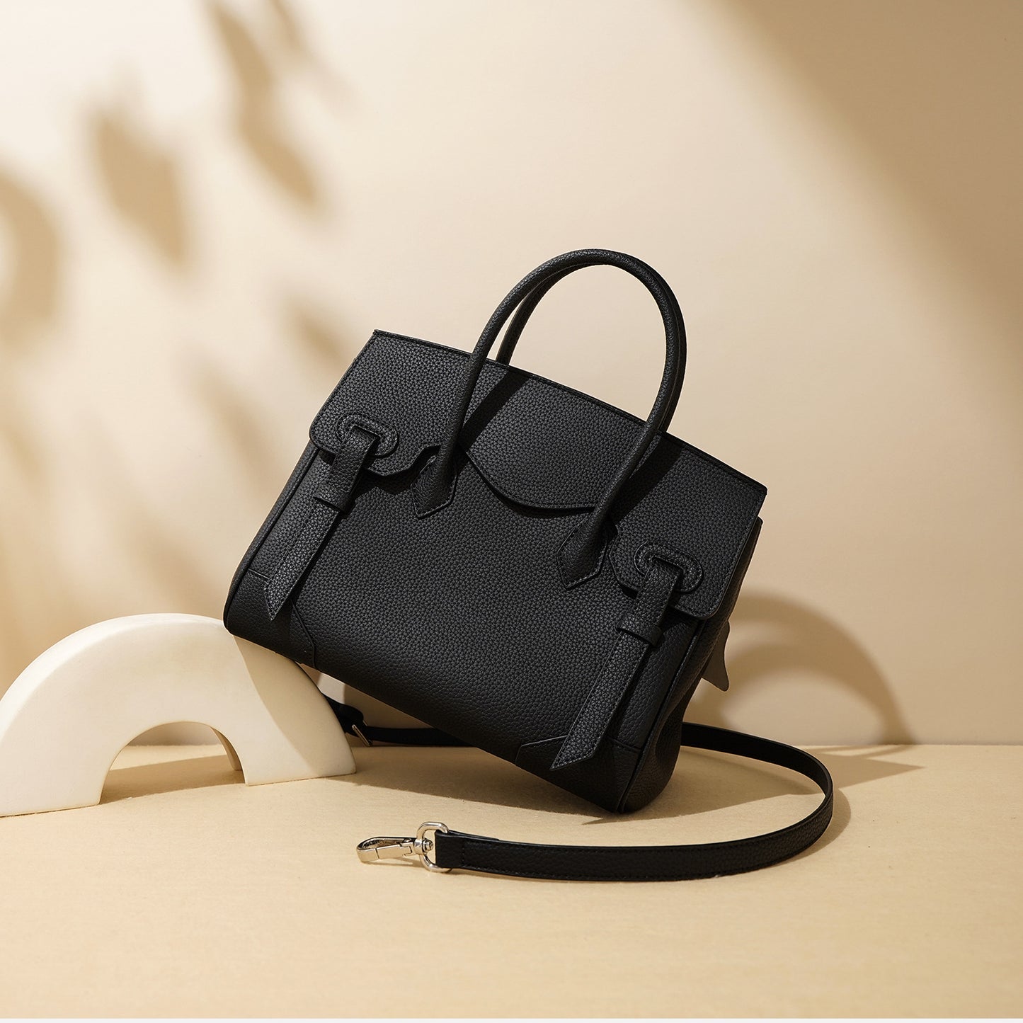 Li Ji | Original handmade genuine leather | High-quality pebbled fashion Birkin bag x9199 