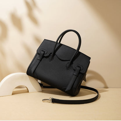 Li Ji | Original handmade genuine leather | High-quality pebbled fashion Birkin bag x9199 