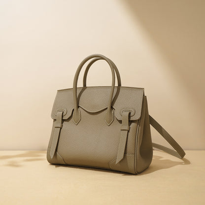 Li Ji | Original handmade genuine leather | High-quality pebbled fashion Birkin bag x9199 