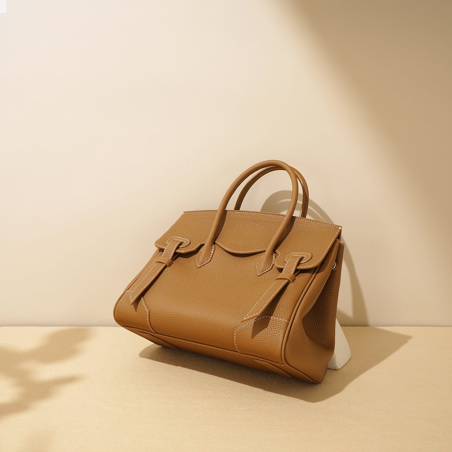 Li Ji | Original handmade genuine leather | High-quality pebbled fashion Birkin bag x9199 