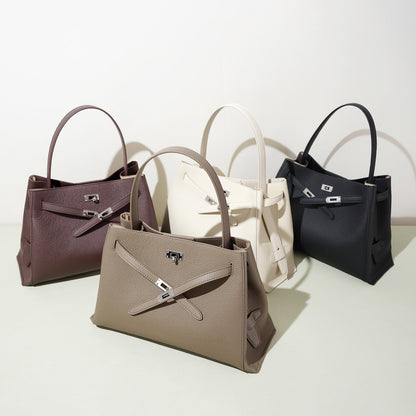 李記 | 原創手工真皮 | 韓版簡約凱莉包xa2083號