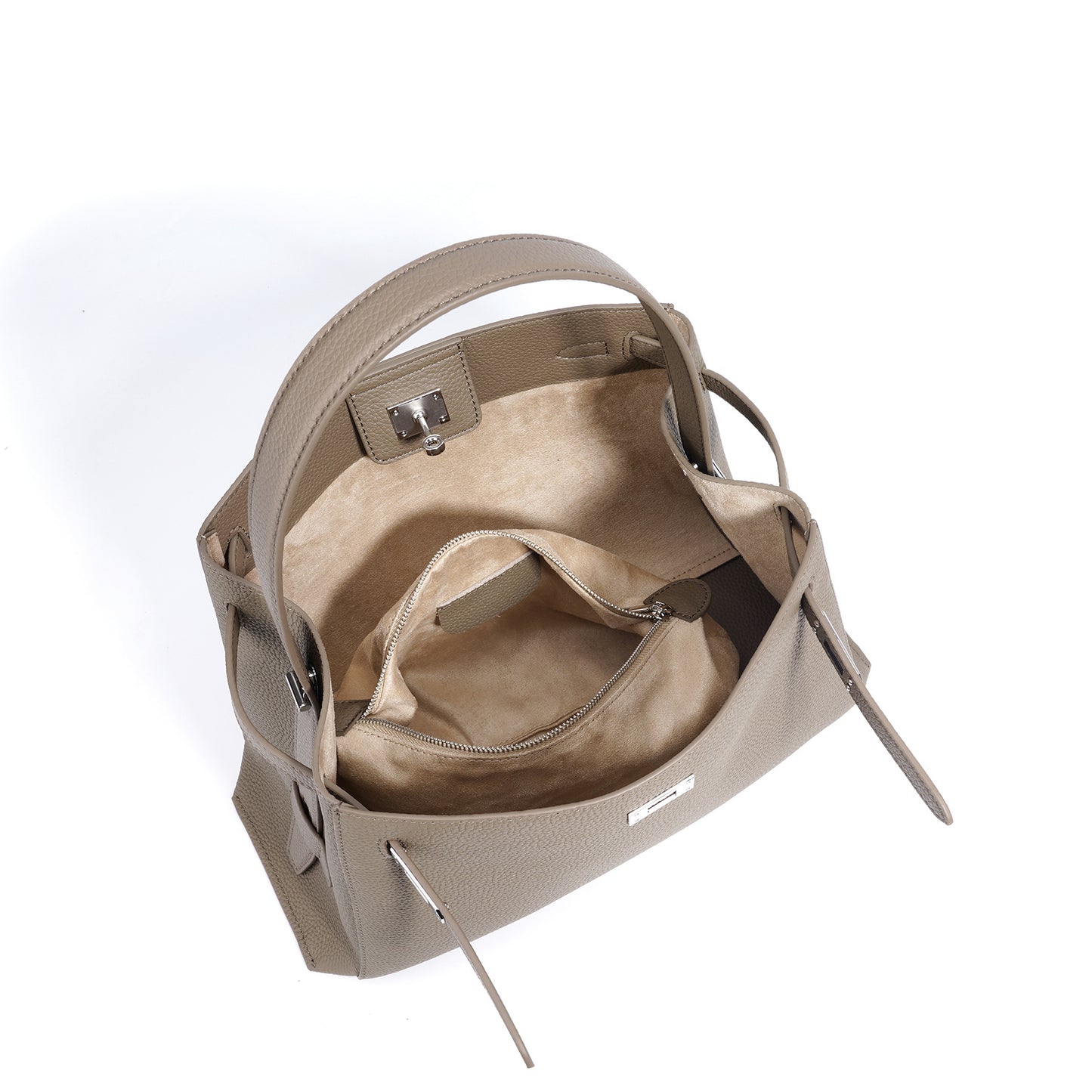 李記 | 原創手工真皮 | 韓版簡約凱莉包xa2083號