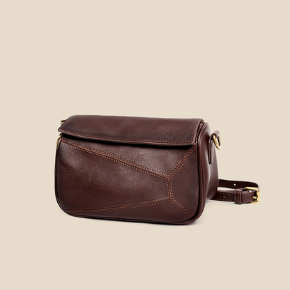 李記 | 原創手工真皮 | 個性幾何の斜唄包xh101號