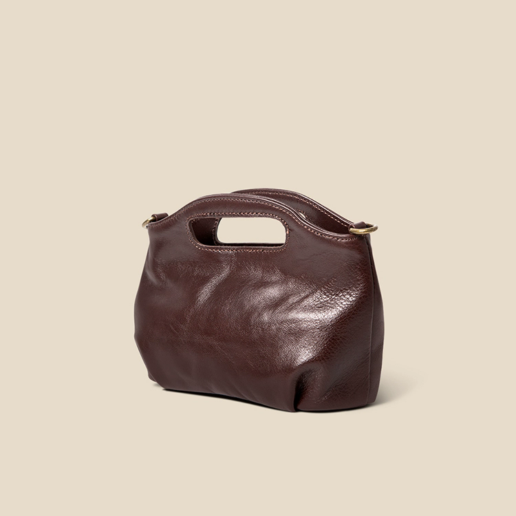 李記 | 原創手工真皮 | 高級簡約が手提斜唄包xh240z號