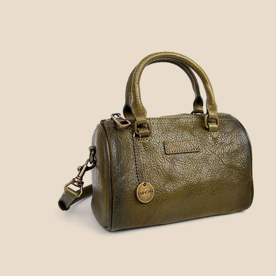 李記 | 原創手工真皮 | 定番た純牛革の波士頓包xh258號