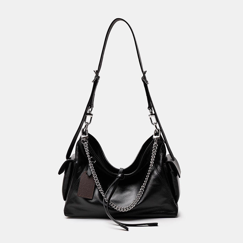 李記 | 原創手工真皮 | 經典搭配の斜唄包xr223號