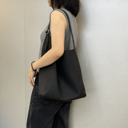 李記 | 原創手工真皮 | 極簡い全粒面托特包xr253號