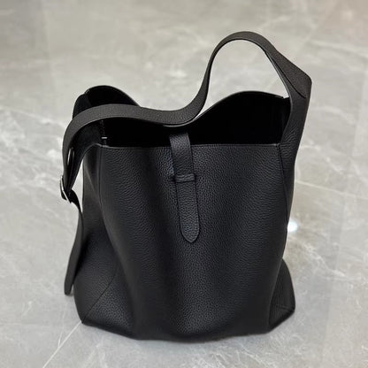 李記 | 原創手工真皮 | 極簡い全粒面托特包xr253號