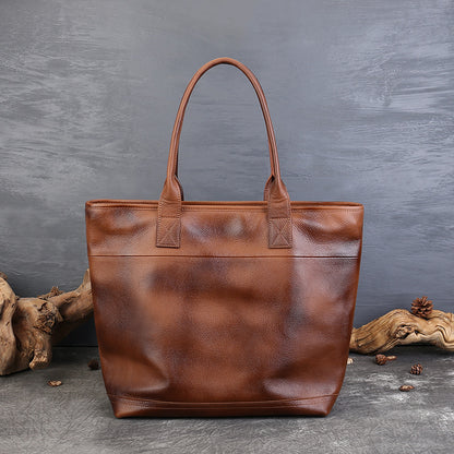 李記 | 原創手工真皮 | 復古商務休閑手提包z6813號