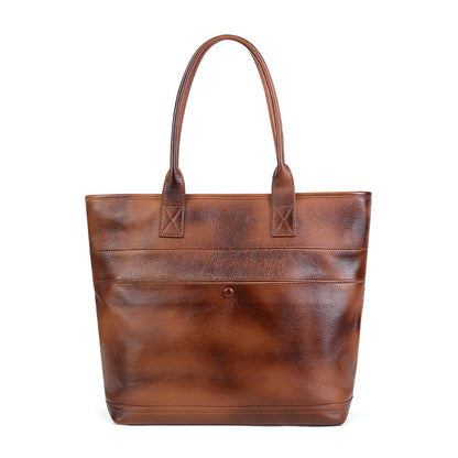 李記 | 原創手工真皮 | 復古商務休閑手提包z6813號