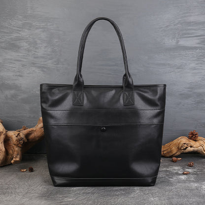 李記 | 原創手工真皮 | 復古商務休閑手提包z6813號