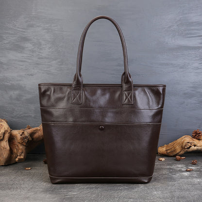 李記 | 原創手工真皮 | 復古商務休閑手提包z6813號