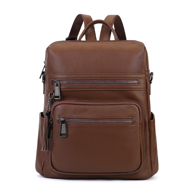 李記 | 原創手工真皮 | 男女兼用マ本革大容量後背包zl2035號