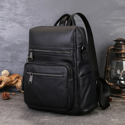 李記 | 原創手工真皮 | 男女兼用マ本革大容量後背包zl2035號